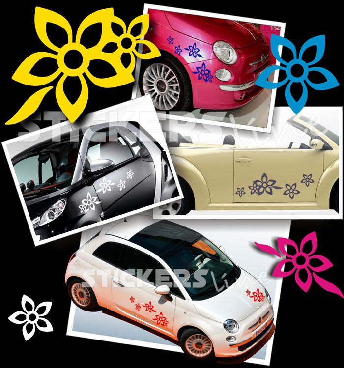 adesivi fiori