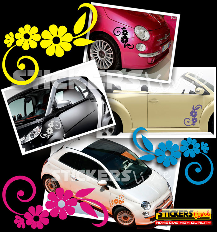 adesivi fiori