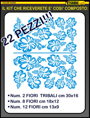 Kit adesivi CUORI (mod1) 32 pezzi SMART FIAT 500 auto moto vespa casco  cuoricini - Stickers Line