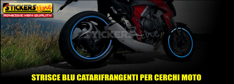 Foliatec Strisce Decorative Per Cerchi Di Moto, Blu